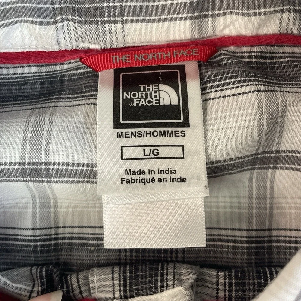 The North Face Men's Plaid Short Sleeve Button Down (LG)‎ Outdoor